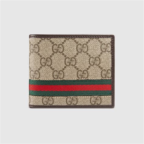 gucci gg supreme web wallet men|gucci gg supreme web wallet.